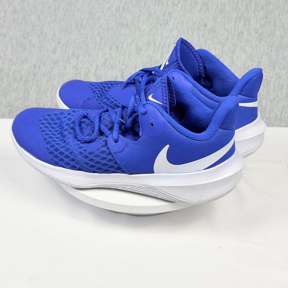 Nike Zoom Hyperspeed Court Womens 8.5 Volleyball Shoes Blue White CI2963-410 - Picture 2 of 10